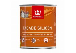 Краска FACADE SILICON база С 0,9л акриловая д/фасадов и цоколей Тиккурила