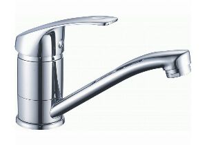 Смеситель для кухни CRON плоский поворотный излив,керам.картридж 40мм,шпилька(789578)