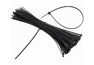 Хомут-стяжки ленточные 3х200(2,5х200)черные(100шт уп)