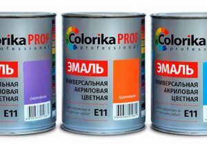 Эмаль Colorika Prof акриловая универсальная коричневая 0,9л Е-11