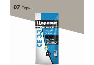 Затирка №07 Super CE 33 cерая 2кг Ceresit