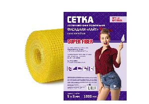 Сетка стеклотканевая 5х5 фасадная 1х50м Golden