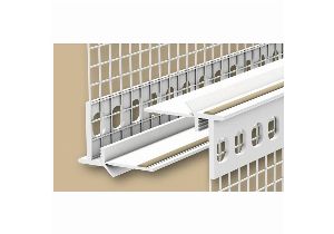 ЕвроПрофиль примыкающий оконный 6мм с сеткой 80мм 2,5м Идеал, белый 001
