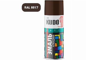 Краска аэрозоль коричневая 520мл KUDO KU-1012