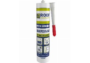 Герметик силиконовый санитарный Roof Complect белый 260мл