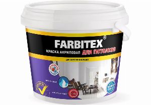 Краска акриловая для потолков (1,1кг) FARBITEX