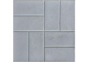 Плитка тротуарная 8 кирпичей 40х40х5 серая