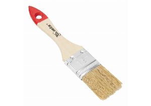 Кисть плоская Стандарт 1,5, 38мм, натур. щетина, дерев. ручка MATRIX (МИ 82525)