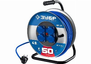 Удлинитель силовой на мет.катушке ПВС 3х2,5 4роз. 50м 16А SALE