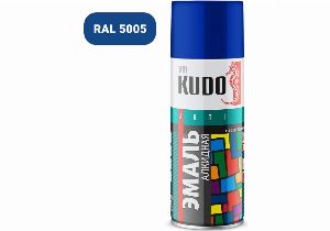 Краска аэрозоль синяя 520мл KUDO KU-1011