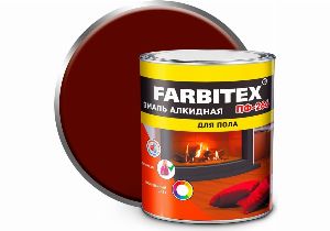 Эмаль ПФ-266 для пола красно-коричневый (1,8кг) FARBITEX