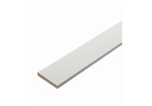 Наличник МДФ белый ламинированный 58х2150