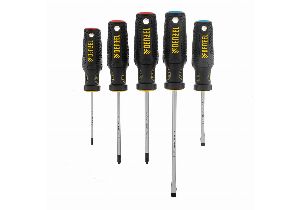 Набор отверток 5 шт, 3к рукоятка //DENZEL (122157)