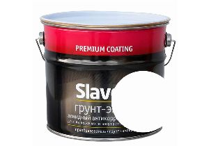 Грунт-эмаль Славен быстросох.антикор.белый 3,2кг