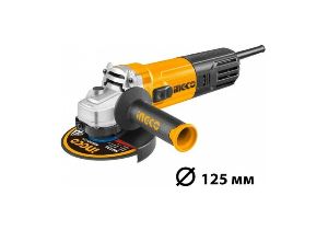 УШМ INGCO INDUSTRIAL 1100Вт, 1-11000 об/мин, 125мм,М14 AG110018/AG110028 441537