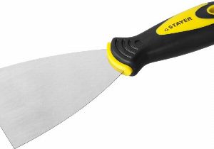 Шпатель Professional профилированное нержавеющее полотно 2К ручка 80мм