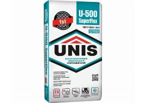 Клей плиточный U-500 SuperFlex 20 кг