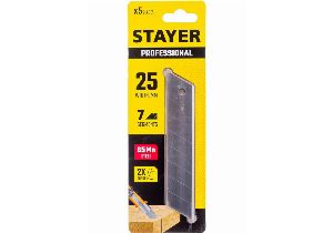 Лезвия STAYER MASTER сегментир. 5шт, 25мм