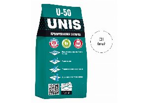 Затирка U-50 белый С01,1,5кг ЮНИС