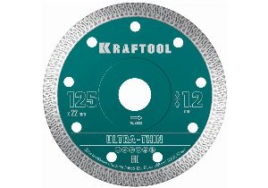 Диск алмазный ультратонкий 125х1,2мм KRAFTOOL ULTRA-THIN (36685-125)